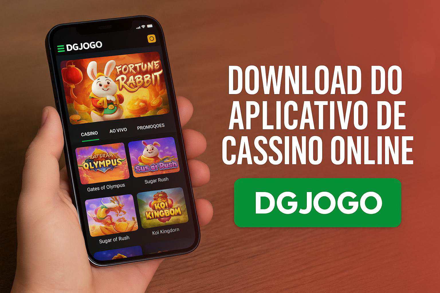 Baixar o DGJOGO Cassino App