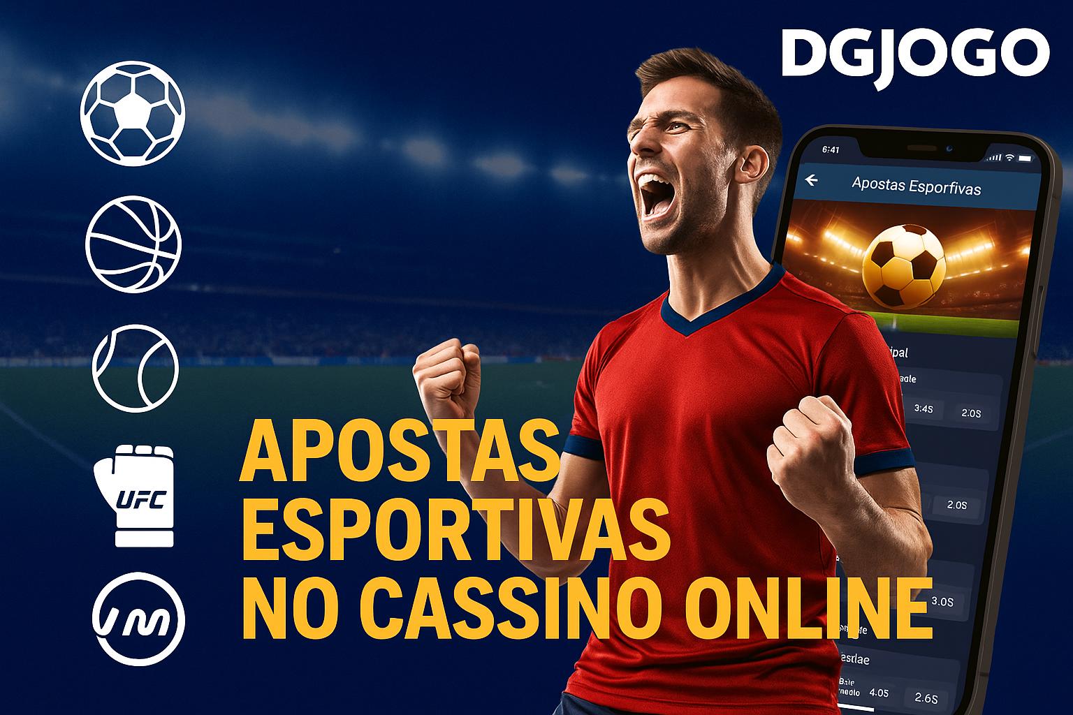 Apostas esportivas no cassino online DGJOGO  