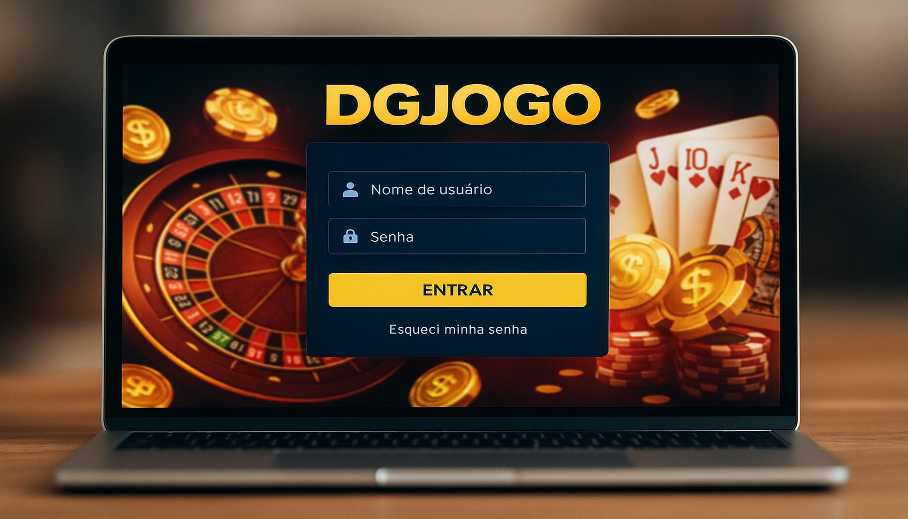 Criar uma nova Conta no plataforma DGJOGO  